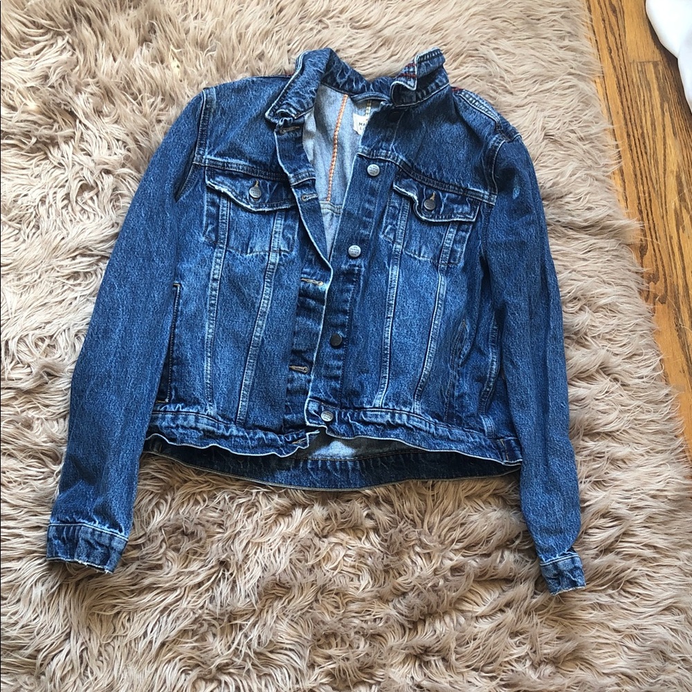 Marine Layer Dark Blue Jean Jacket